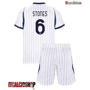 Inter Milan John Stones #6 Seconda Maglia Bambino 2026-27 Manica Corta (+ Pantaloni corti)